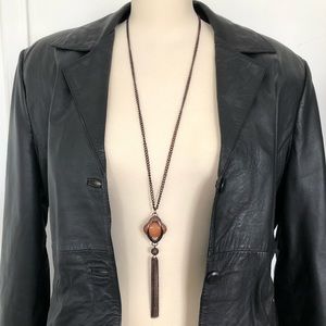 Long statement necklace